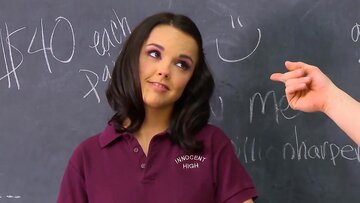 Dillion Harper Seduces Her Hot Teacher in the Classroom