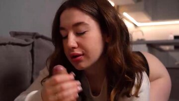 Strong coffee turns into strong sex p1