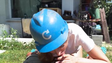 Blonde Fanta Sie wrecked by my man