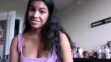 Ebony Teen Maya Farrell Rides Her Gamer Boy Hard