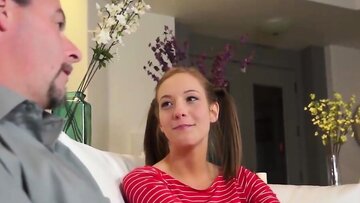 Molly Mansons tight pussy stretched by stepdads ro