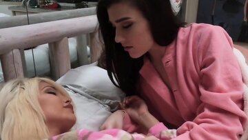 Naughty Teens Elizabeth and Jenna Take Relentless Filling