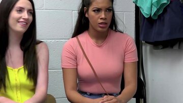 Brought in for questioning Aria Carson and Maya Fa