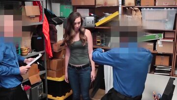 Thief Lexi Lovell Receives Relentless Threesome Punishment