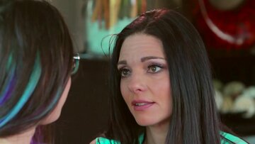 Stepdaughter Dominates Stepmom in Intense Lesbian Play