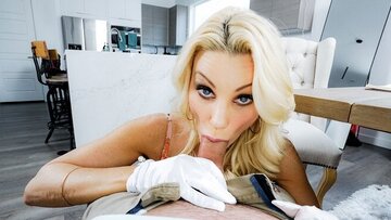 Stepmom Solves His Problem with Her Mouth