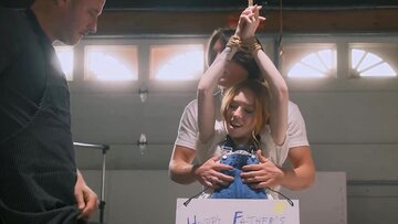 Axel Haze and Stepdad Bind and Fuck Tight Girl