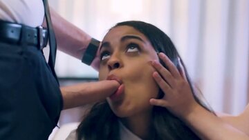 Nerdy College Cutie Double Stuffed and Jizzed On