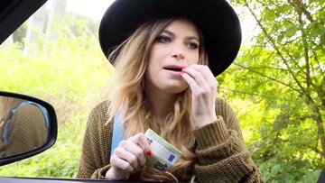 Hitchhiker Nicole Rae’s Naughty Gratitude