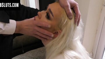 Gina Varney’s Slutty Blonde Double Stuffed in the UK