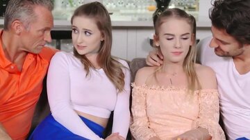 Two Hot Stepdads Pleasure Me and Natalie Knight