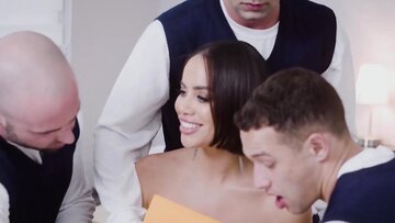 Victoria June’s Busty MILF Gang Bang Adventure