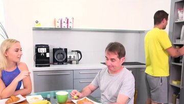 Jenny Wild’s steamy shower fuck with older man