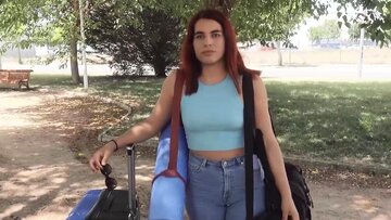 Redhead Rosie Cage Trained to Ride Big Dick