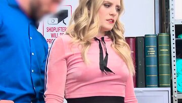 Teen Shoplifter Bends Over for a Horny Officer
