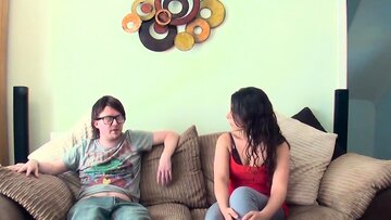 British Lingerie Babe Sucks Cock for Nerd’s Camera