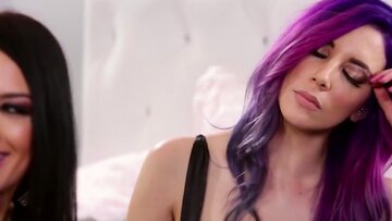 All-Girl Trio Gets Sensual and Wet