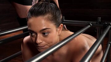 MILF dominatrix Charlotte Sins fist fucks and anal plows Sophia Burns