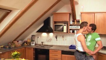 Kitchen Bareback Surprise