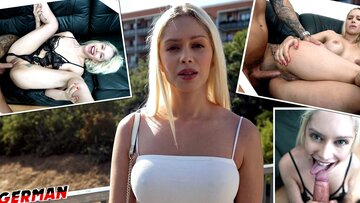 German Scout Casting with Vivian Lola’s First Anal