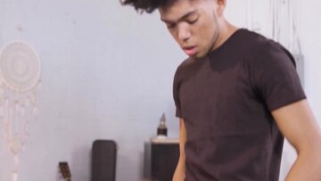 Chubby busty stepmom Natasha Nice bends over for stepsons BBC