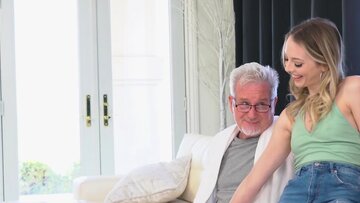 Stunning cheater Lily Larima devours a giant dick