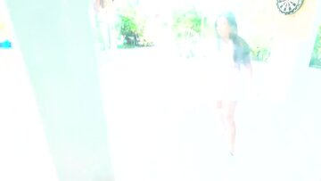 Summer Col fucked outdoors after chase