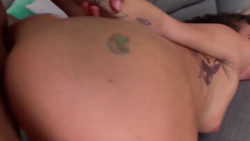 Latina Teen GeishaKyd Gets Massive Cock in the Car