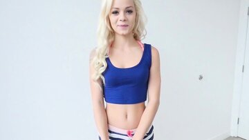 Tiny Step Sis Takes Interracial Load