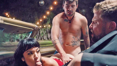 Night Drive, Threesome & Hardcore MILF Action