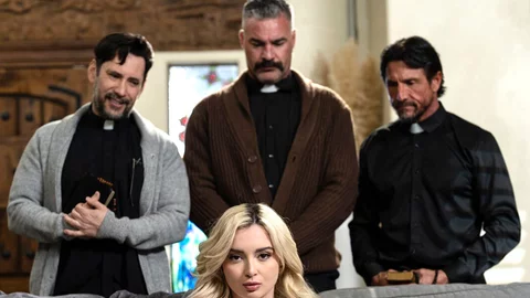 Bible double penetrated by priests