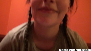 Pretty Czech Student Paid Cash To Go In The Back For A Quick Fuck