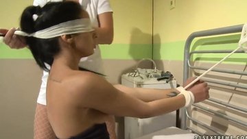 Katy Parker and the hot nurse Kerry are doing some kinky stuff