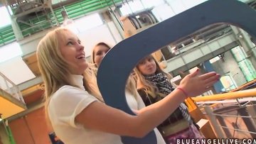 Blue Angel is having some fun