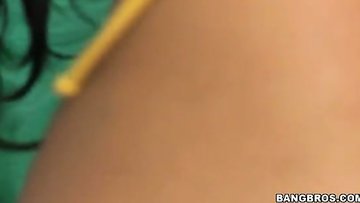 Sexy Latina Brazilian Teen Banged From Behind